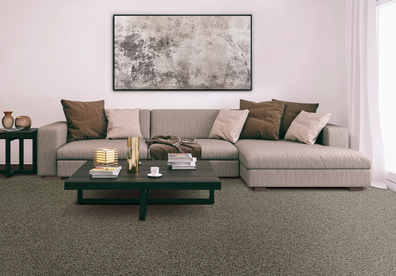 Mohawk Natural Opulence II in Aspen, Carpet room scene