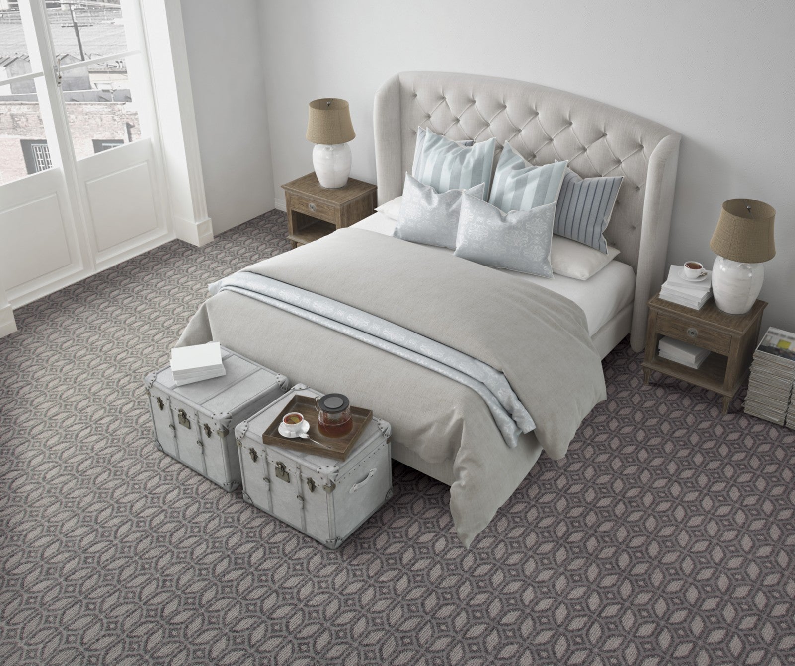 Mohawk Regal Appeal in Liberty, Carpet room scene