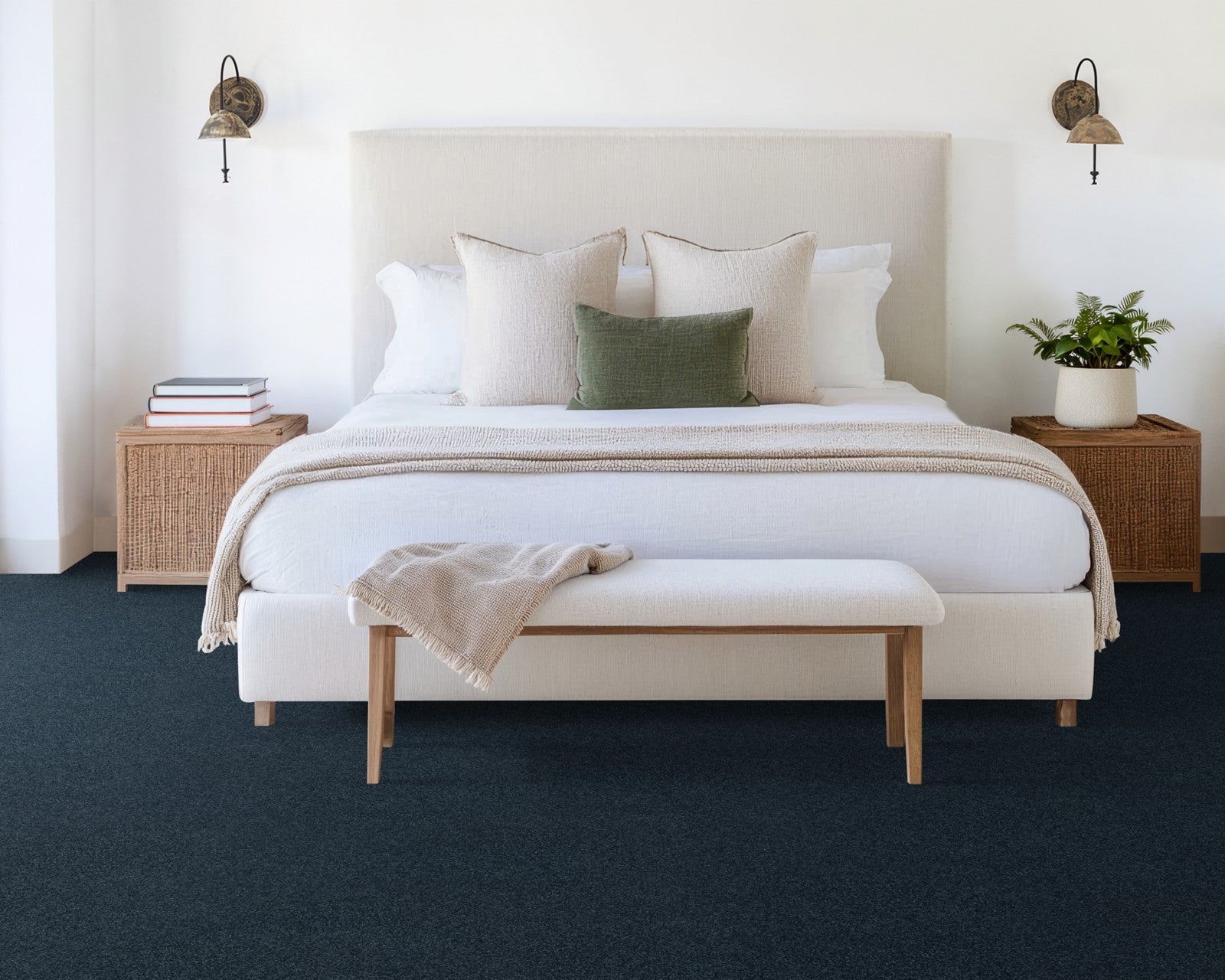Mohawk Luxuriant Touch I in Shilling, Carpet room scene