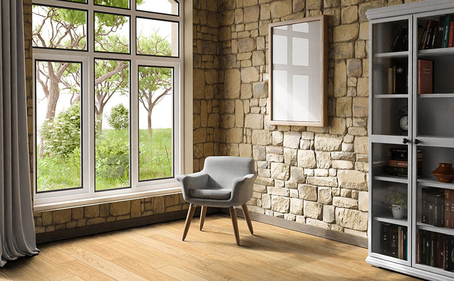 Gambel solid hardwood room scene