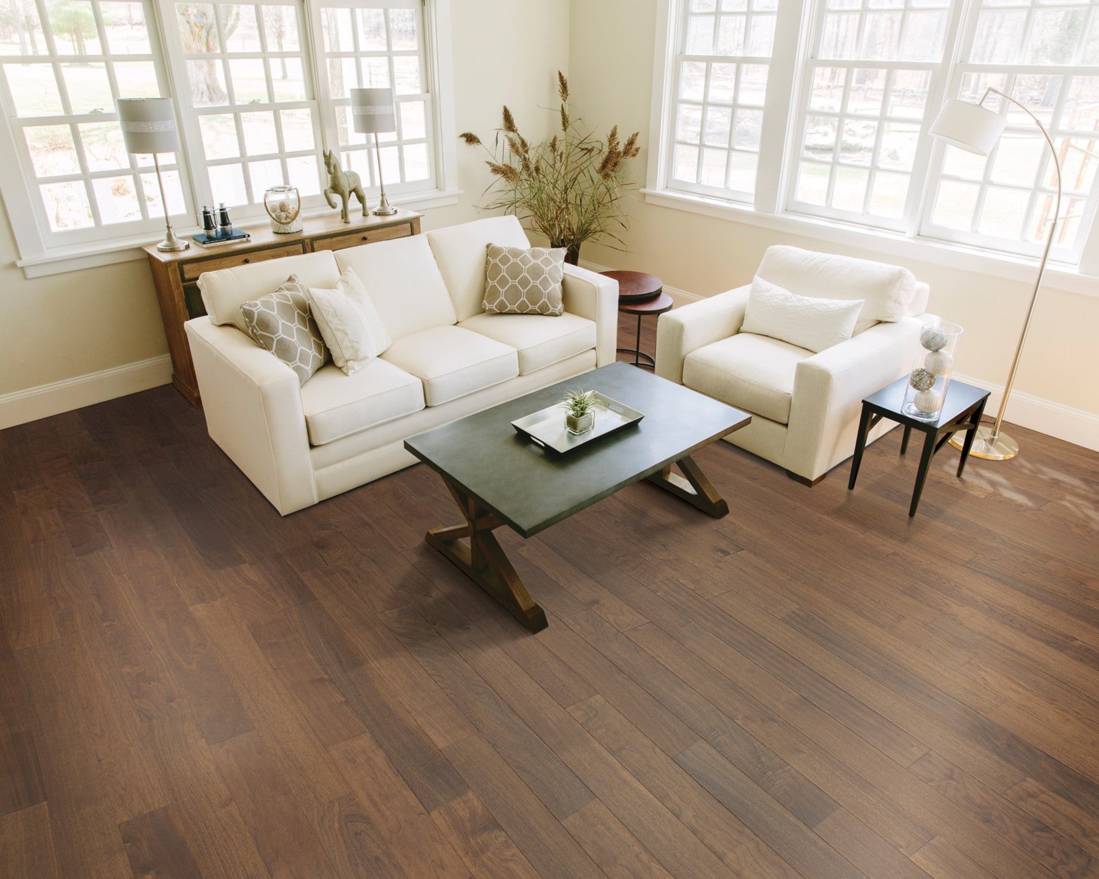 Mohawk Urban Reserve in Natural Walnut, Engineered Wood room scene