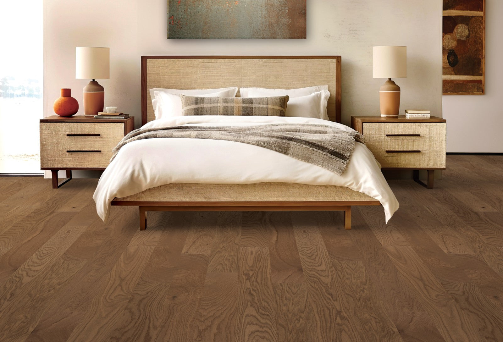 Mohawk Camden Isle in Corduroy, Engineered Wood room scene