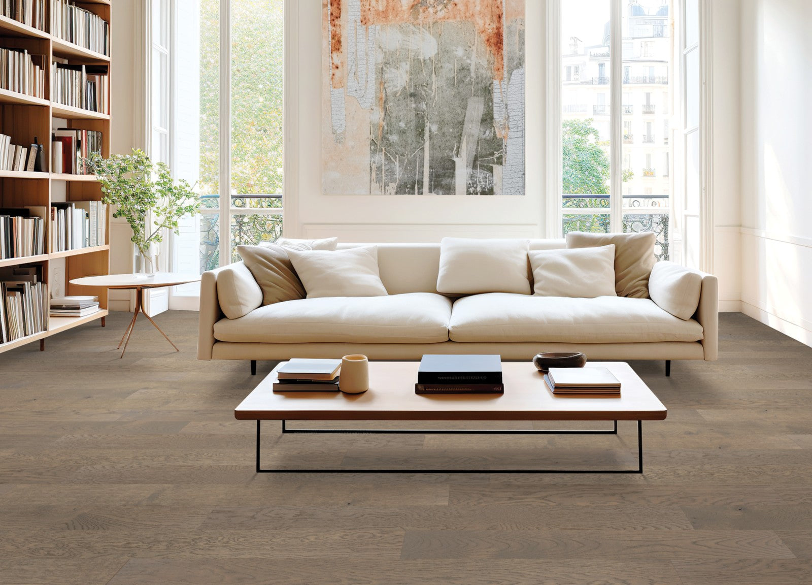 Mohawk Camden Isle in Park Avenue, Engineered Wood room scene