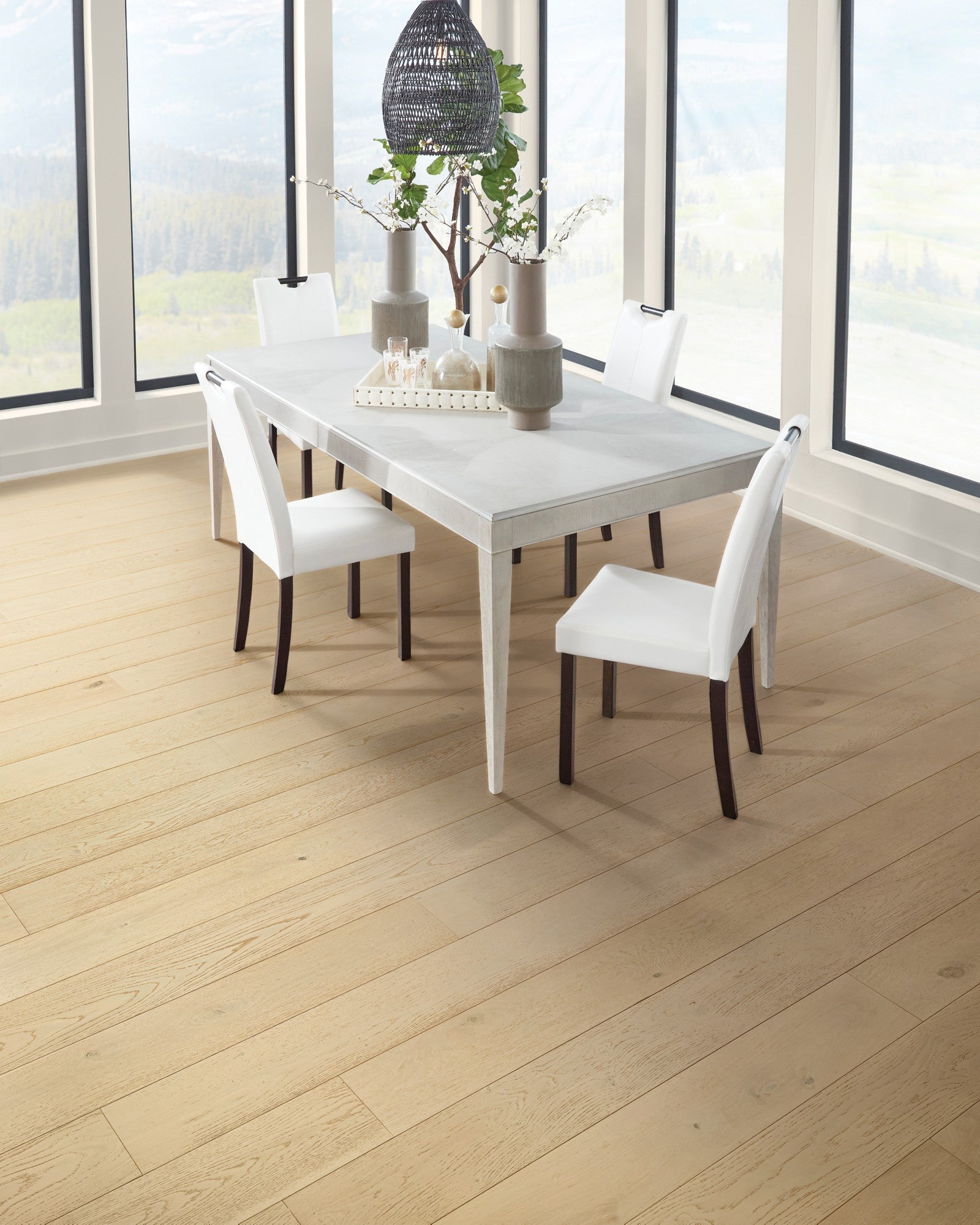 Mohawk Wyndham Farms in Stone Washed Oak, Engineered Wood room scene