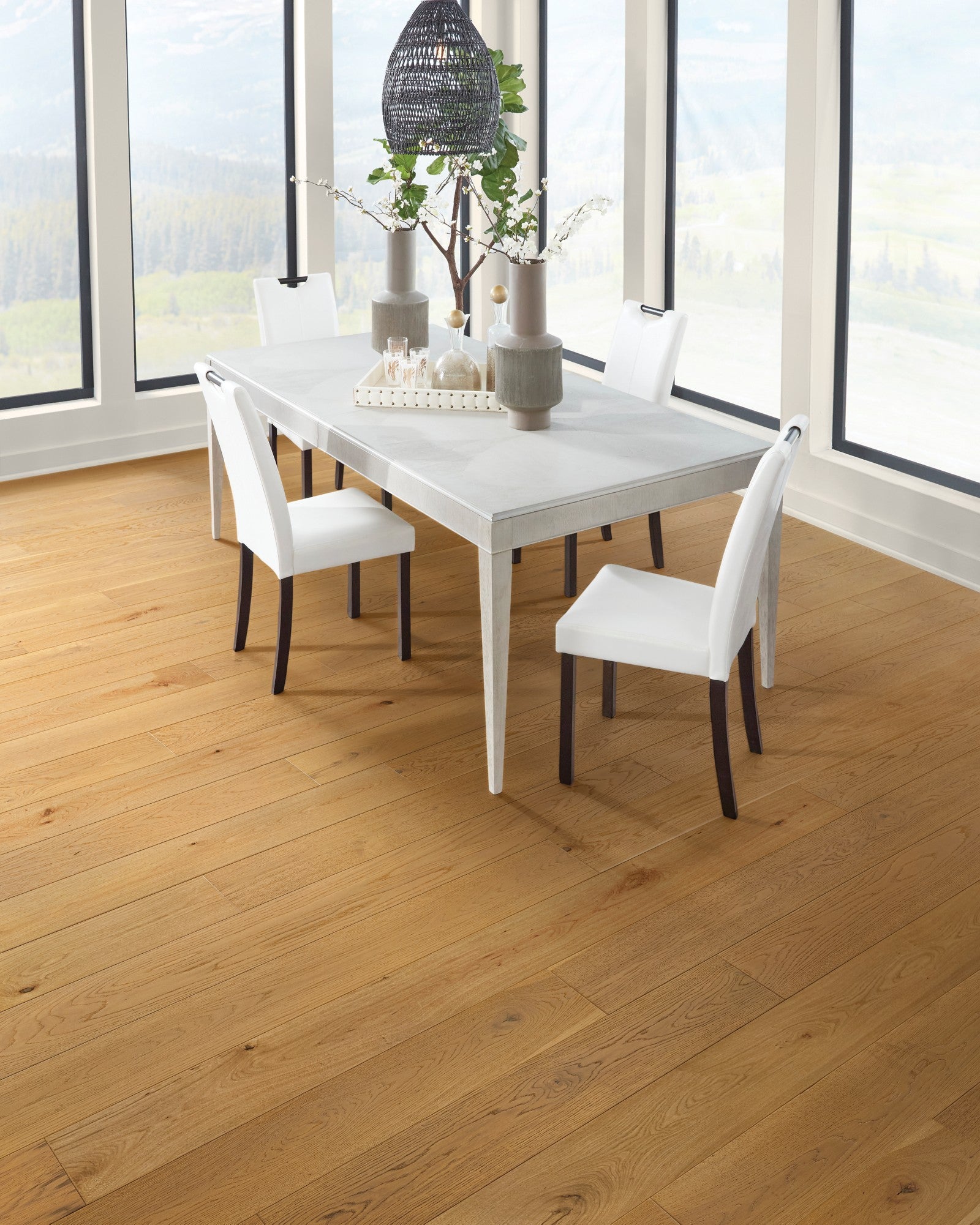 Mohawk Wyndham Farms in Timeless Oak, Engineered Wood room scene