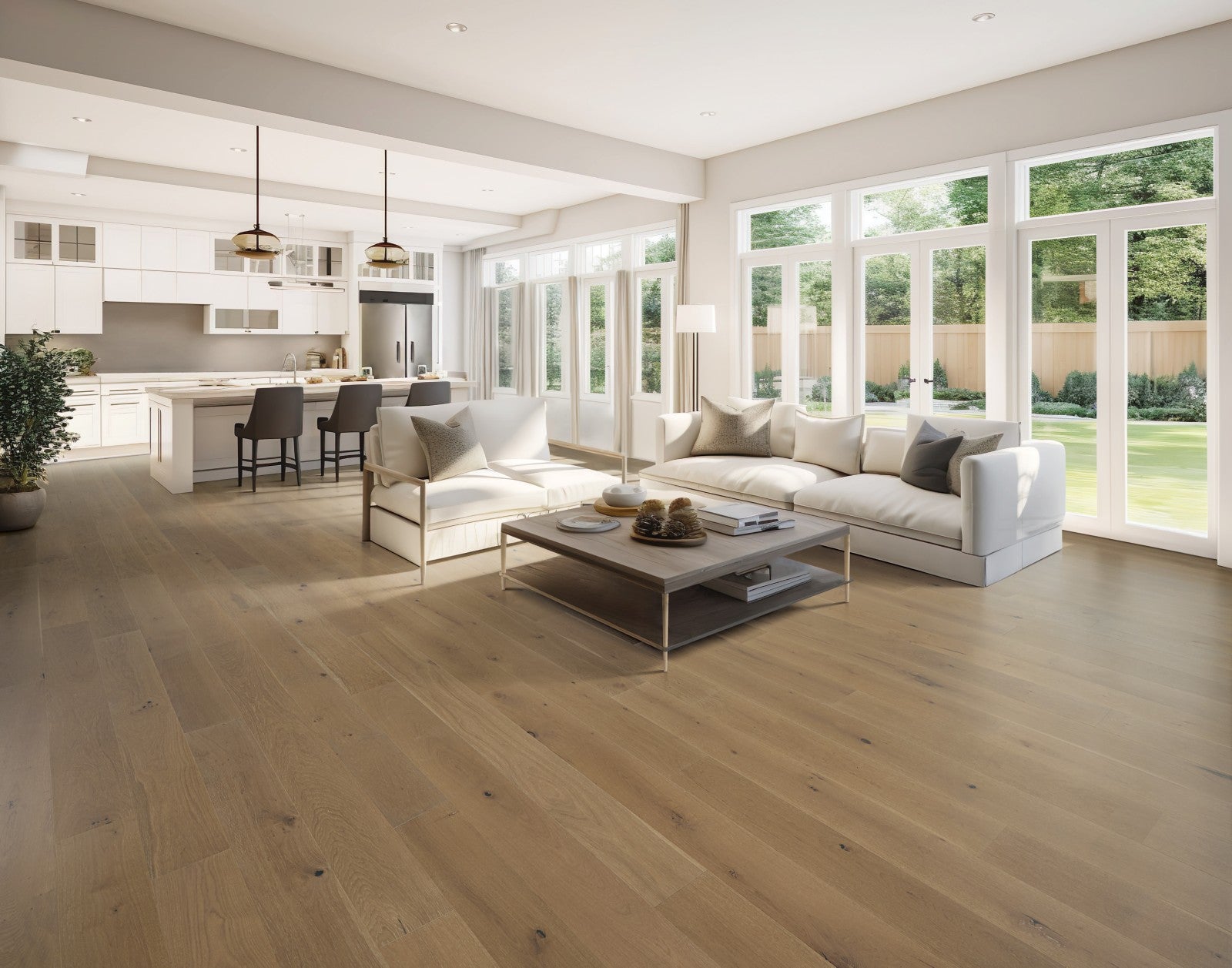 Mohawk Bowery Park in Stave Oak, Engineered Wood room scene