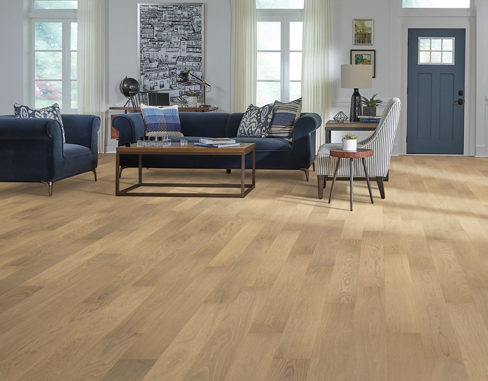 Mohawk Adler Creek in Malted Oak, Laminated Wood room scene
