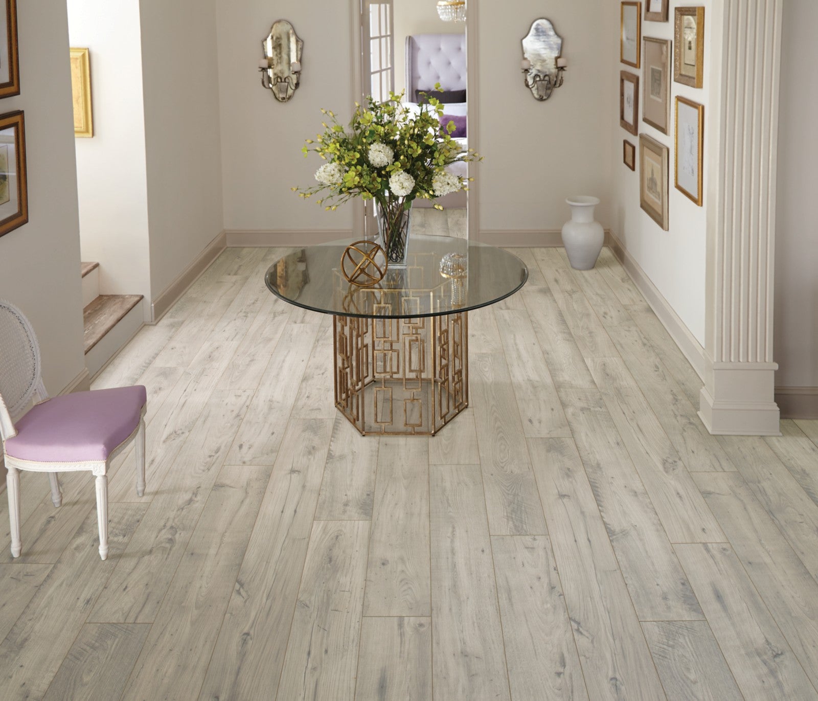 Mohawk Rare Vintage in Silverstone Chestnut, Laminated Wood room scene