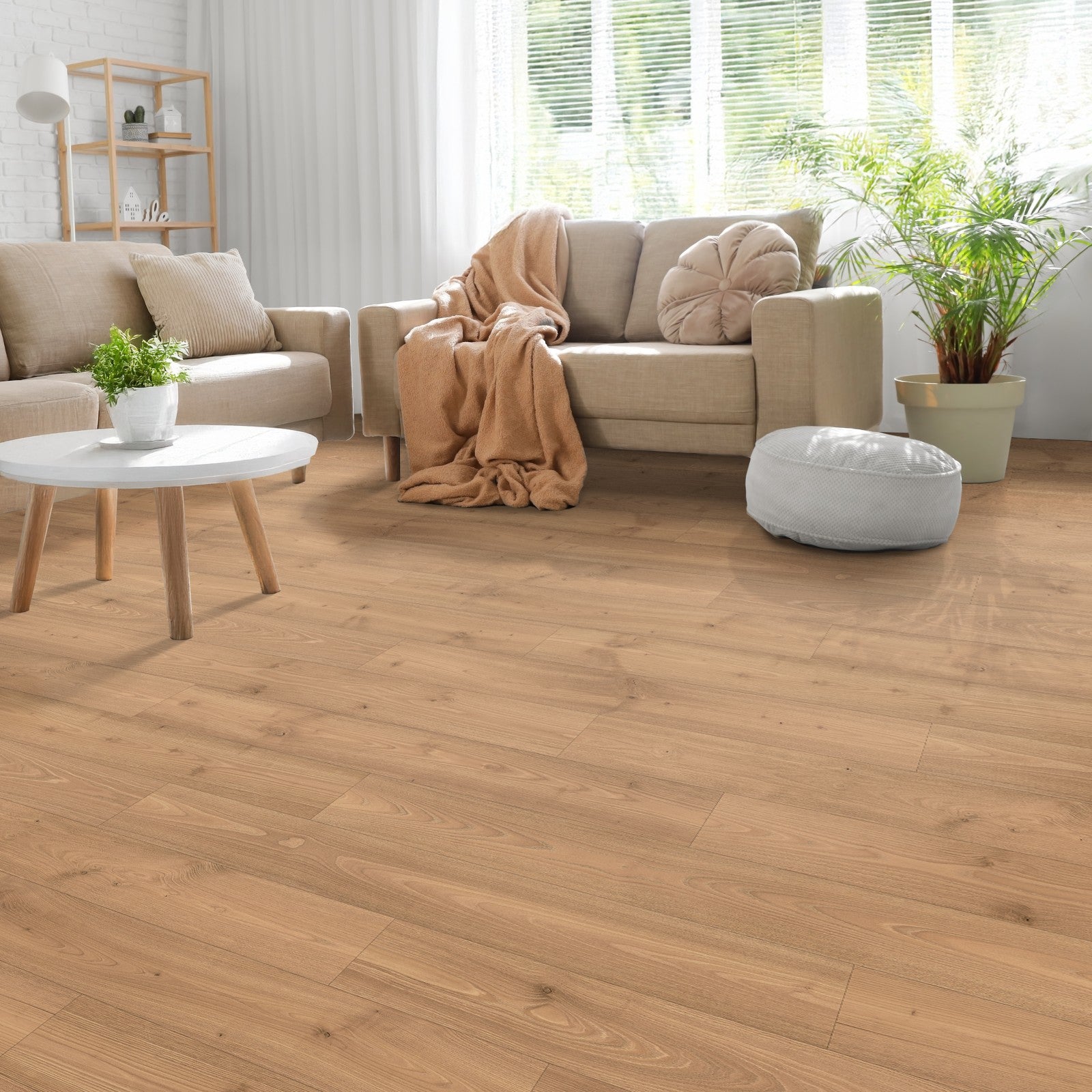 Mohawk Madison Aisle in Toffee Chestnut, Laminated Wood room scene