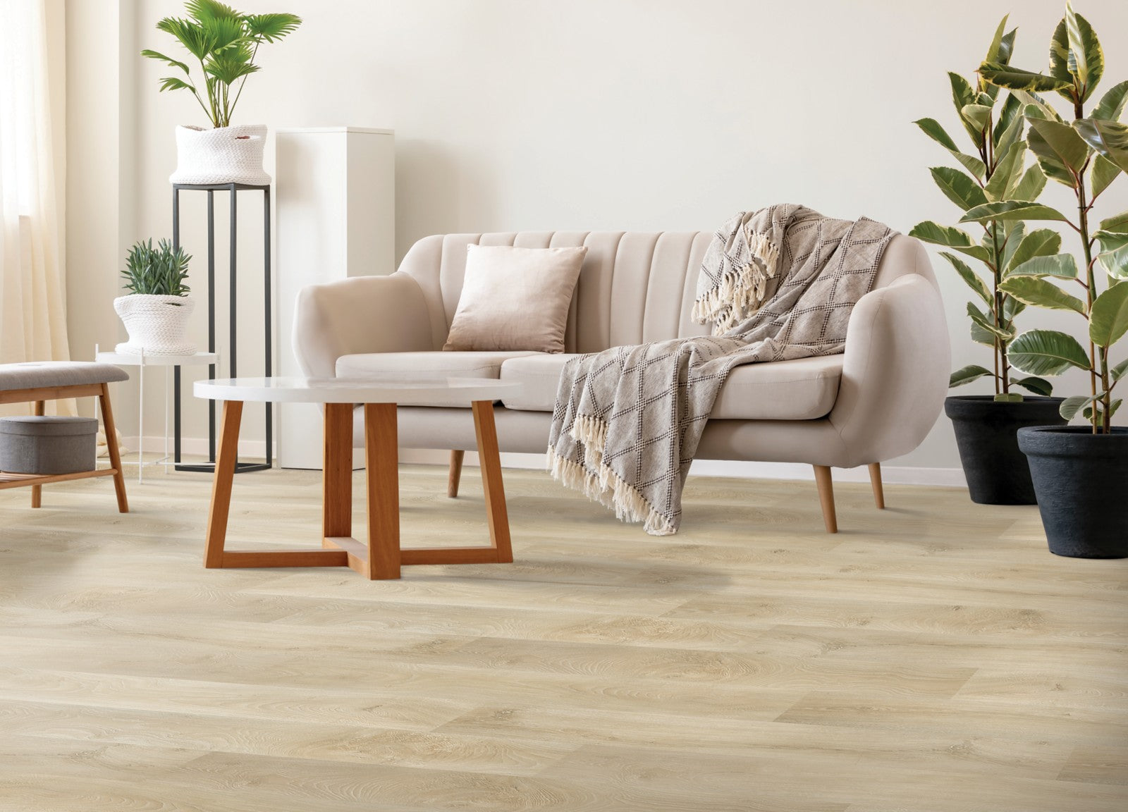 Mohawk Native Ridge in Marble Oak, Resilient/Vinyl room scene