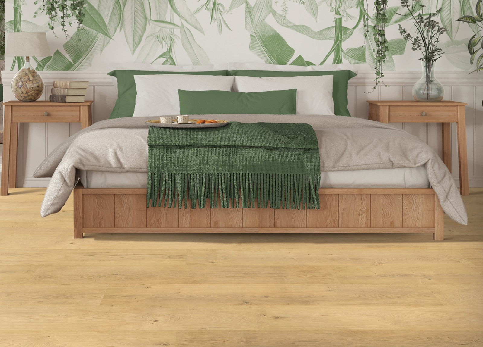 Mohawk Ellenwood in Wheat Field Oak, Resilient/Vinyl room scene