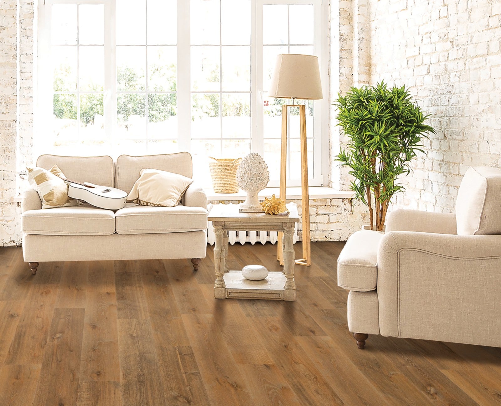 Mohawk Ellenwood in Nature Walk Oak, Resilient/Vinyl room scene
