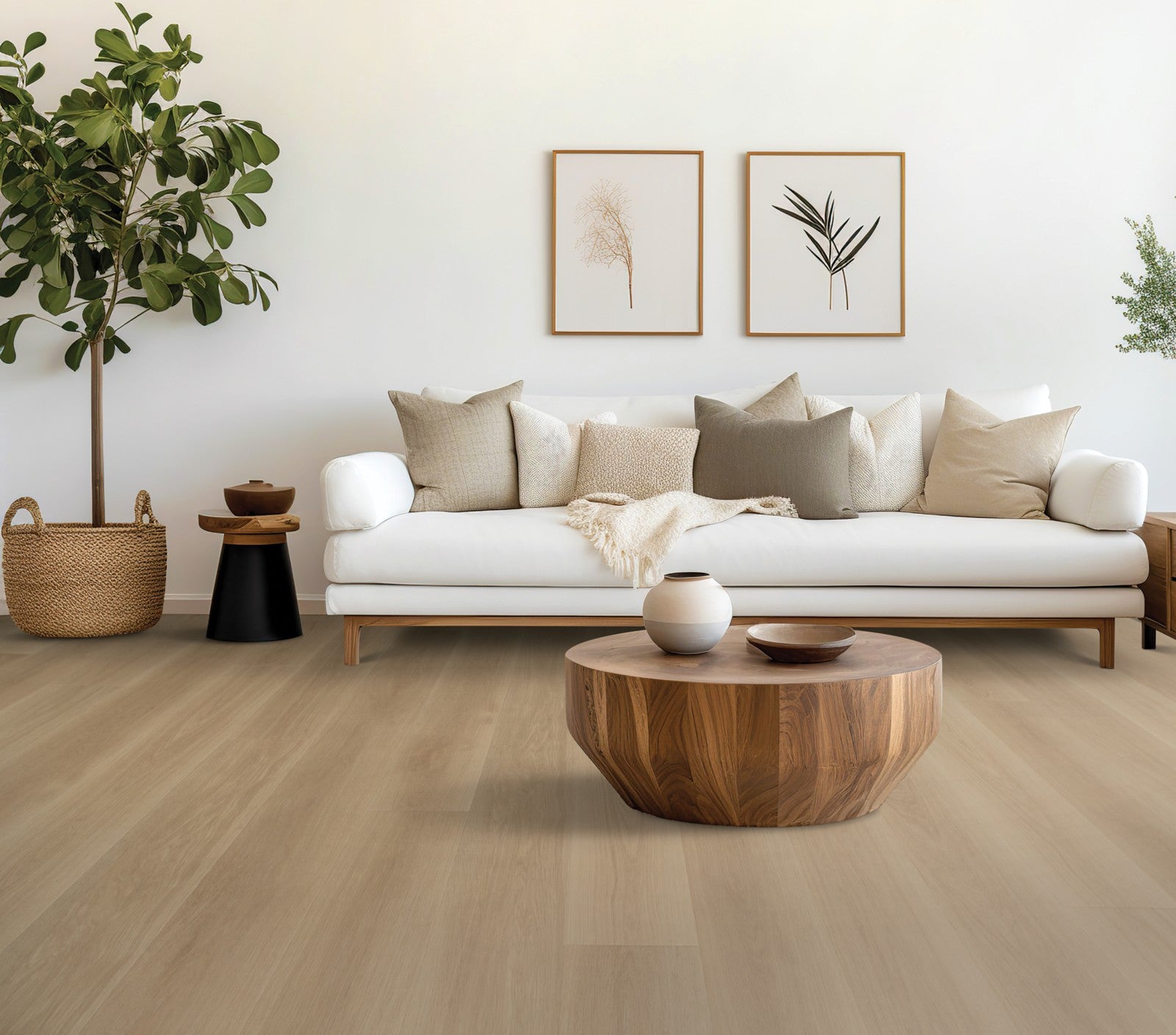 Mohawk Kentmore Lodge in Natural Canvas Oak, Resilient/Vinyl room scene