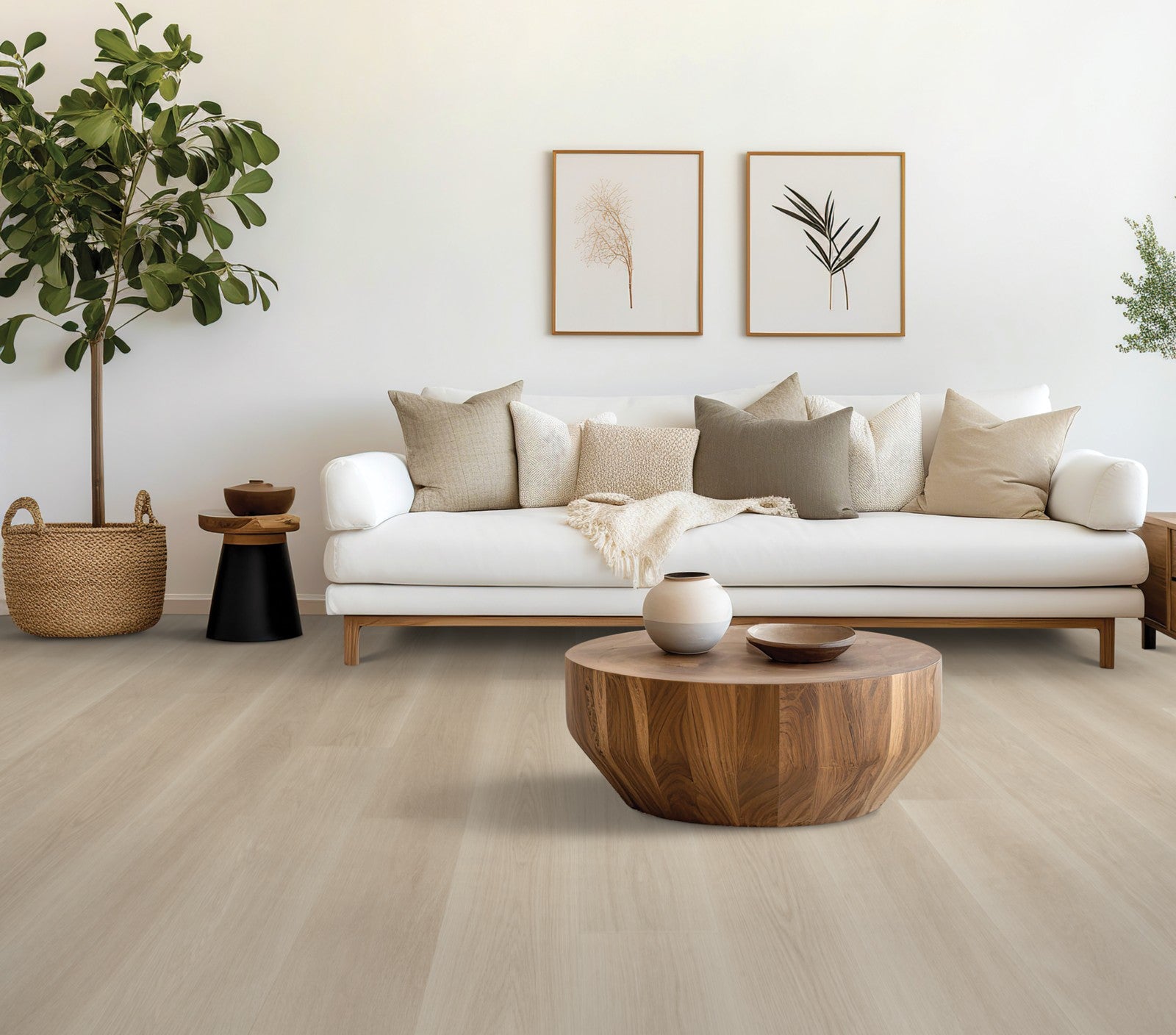 Mohawk Kentmore Lodge in Gray Twill Oak, Resilient/Vinyl room scene