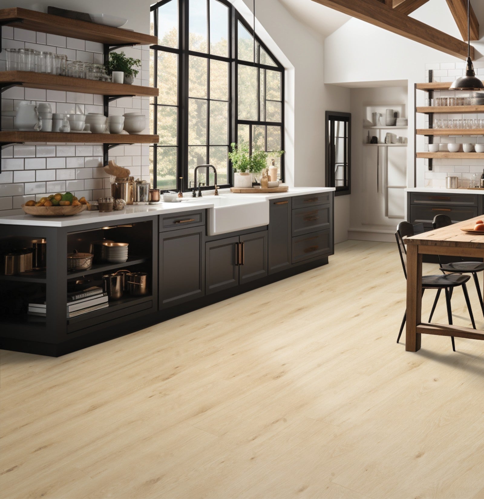 Mohawk Woodland Resort in Tender Twig Oak, Resilient/Vinyl room scene