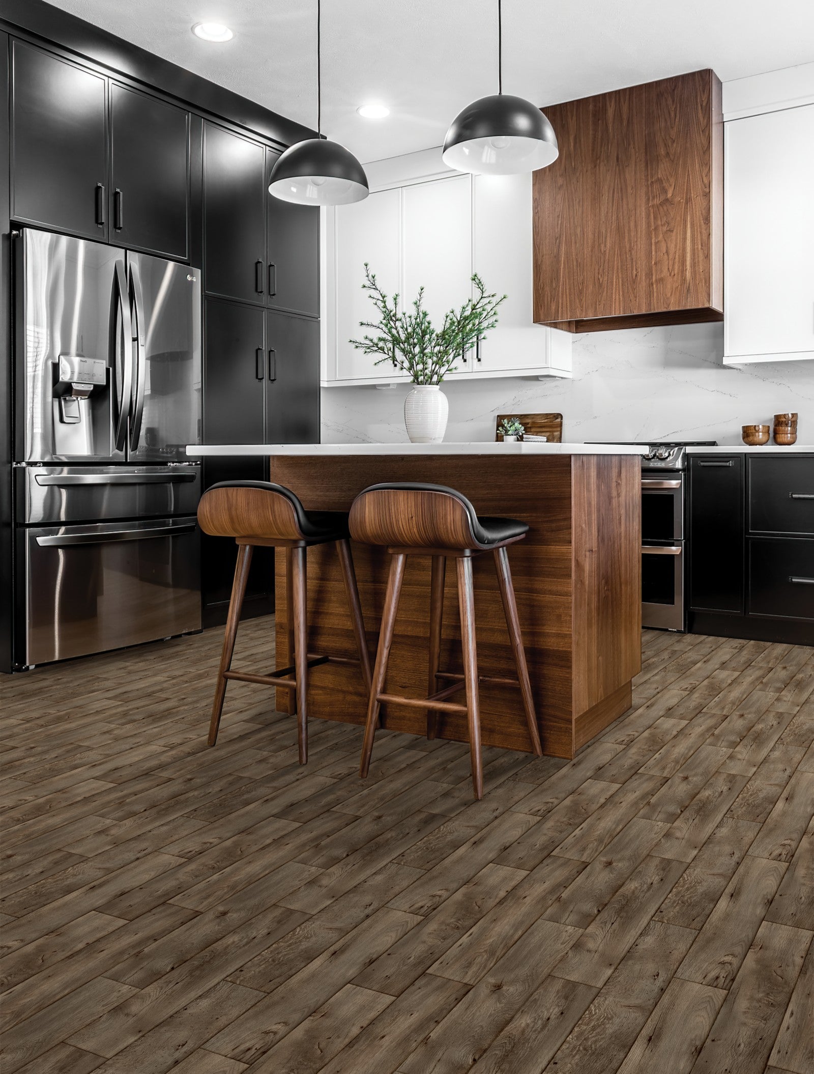 Mohawk Fieldcrest in Mystic River, Resilient/Vinyl room scene