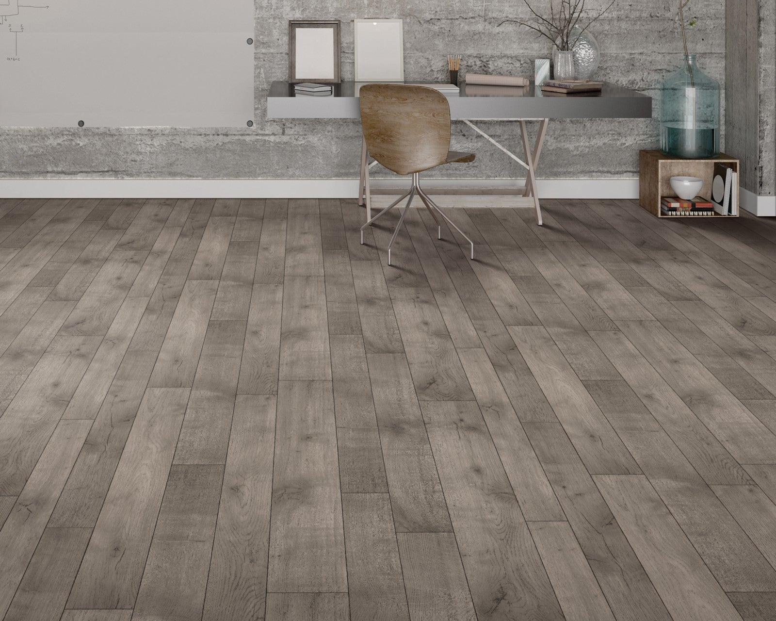 Mohawk Fieldcrest in Grey Nuance, Resilient/Vinyl room scene