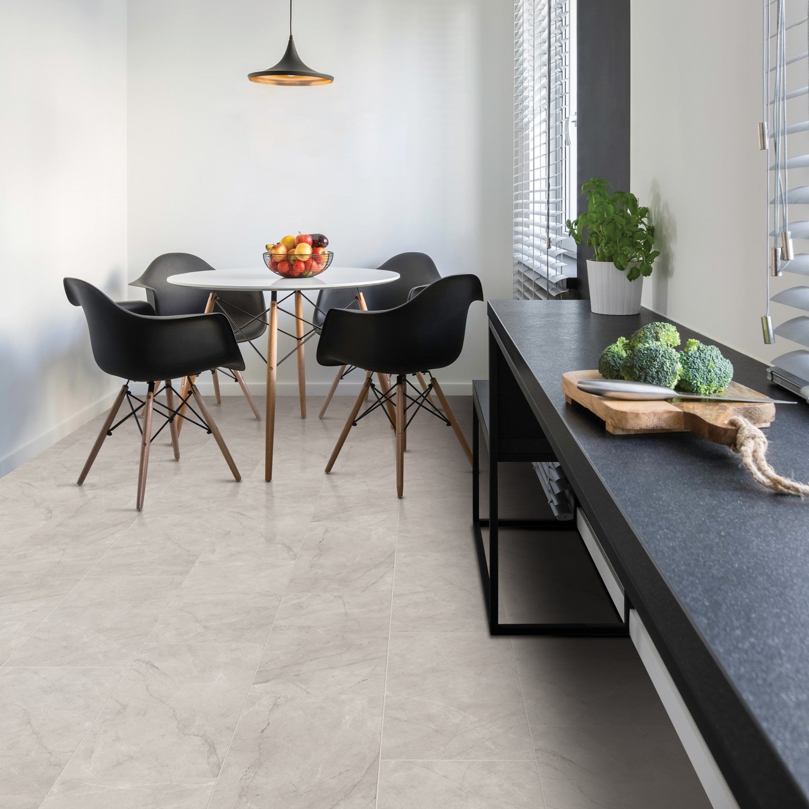 Mohawk Gateway in Emmalyn Grey, Resilient/Vinyl room scene