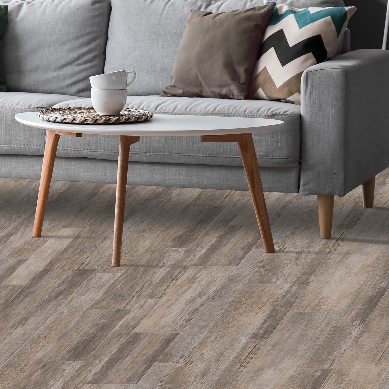 Mohawk Wynn Point in Uber Umber, Resilient/Vinyl room scene