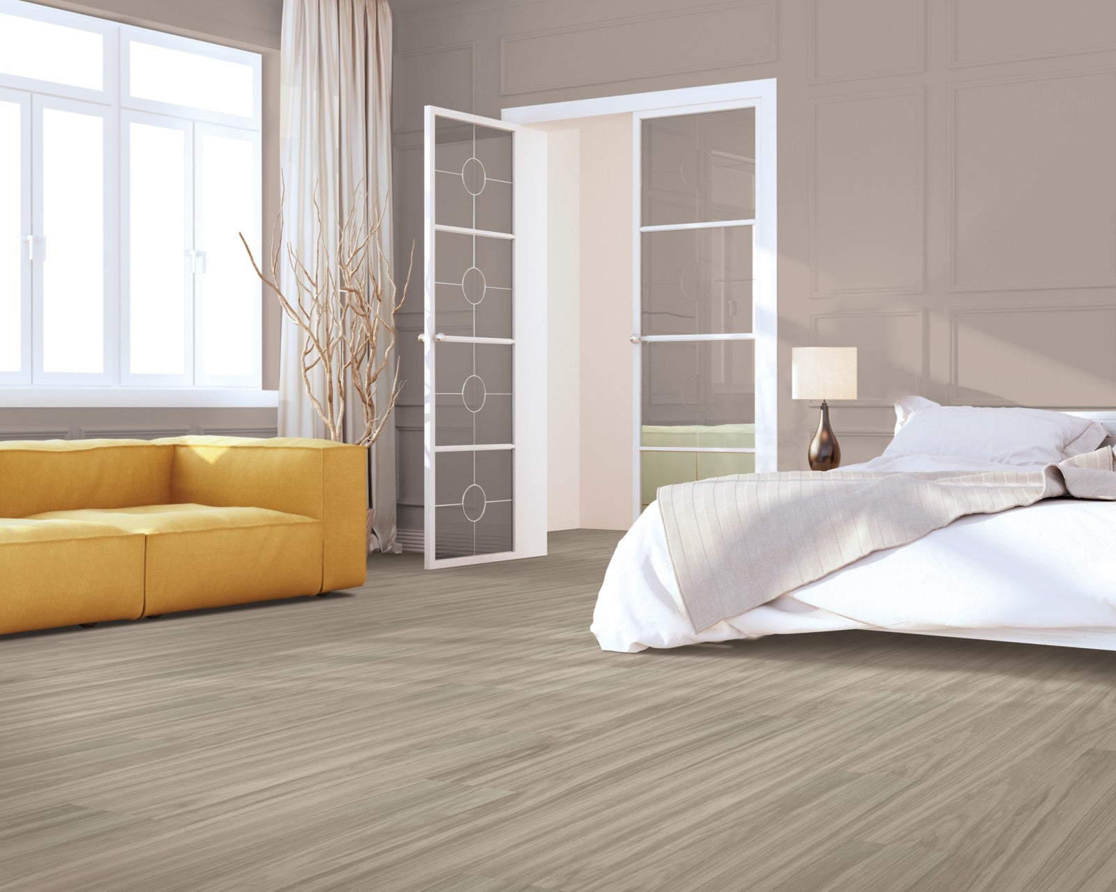 Mohawk Dodford 20 Db in Fawn Brindle, Resilient/Vinyl room scene