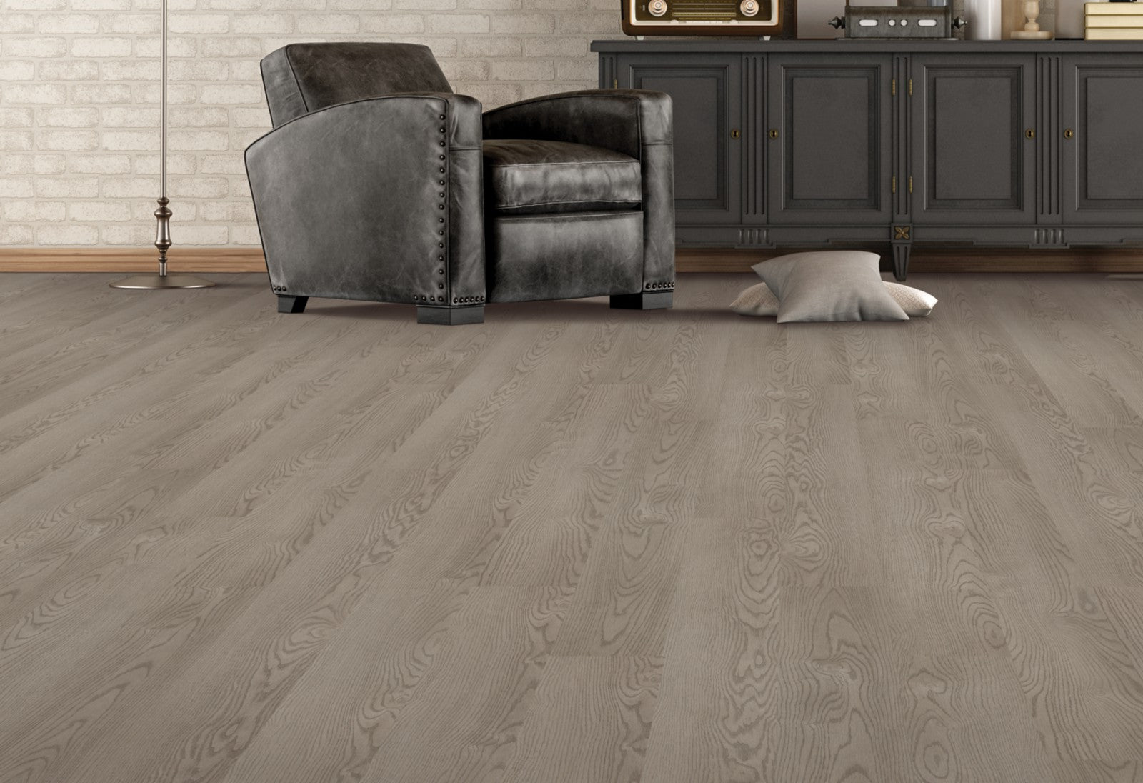 Mohawk Pro Solutions in Grey Mist, Resilient/Vinyl room scene