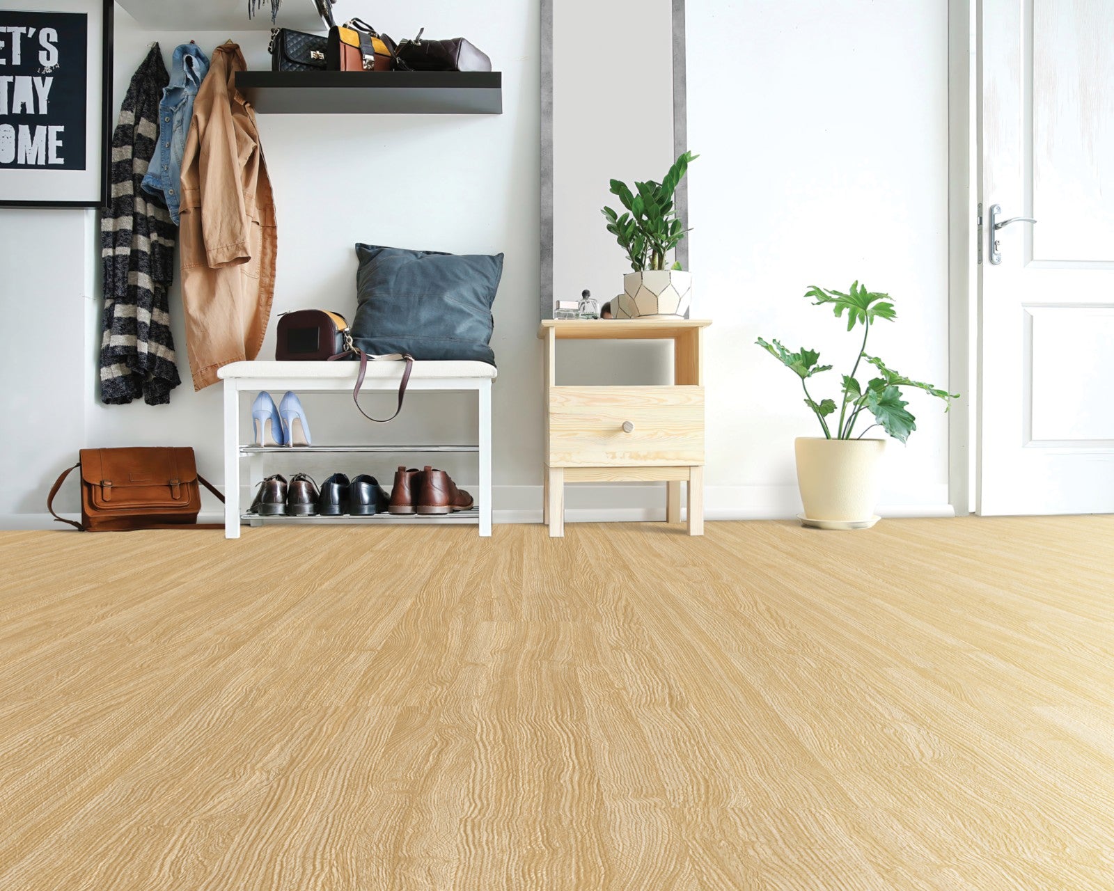 Mohawk Pro Solutions in Camel, Resilient/Vinyl room scene