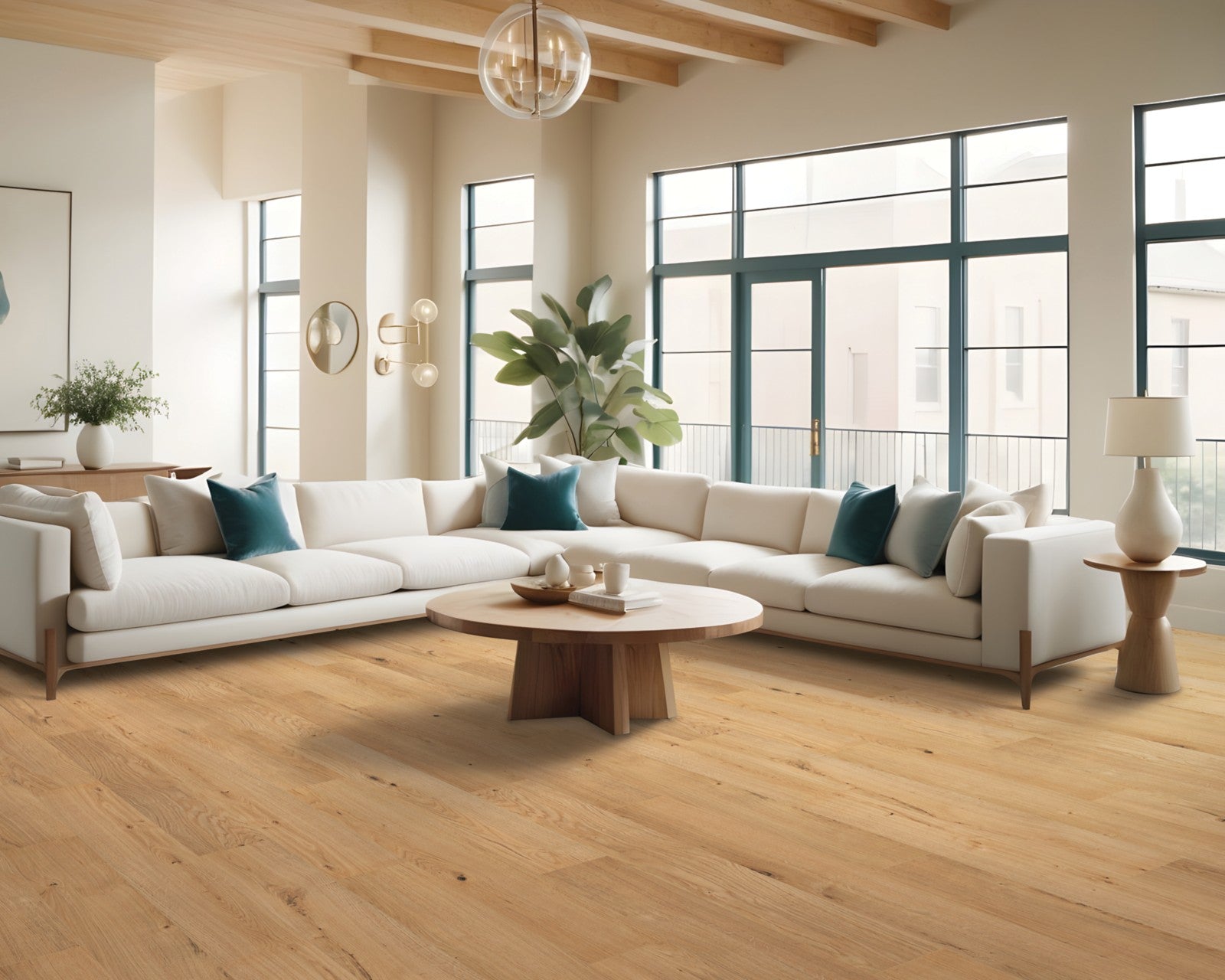 Mohawk Ashland Crest in Marigold, Resilient/Vinyl room scene