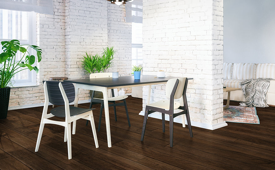 Maple Swanton solid hardwood room scene
