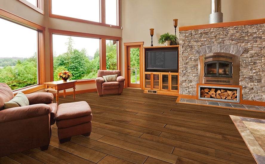 Maple Ripton solid hardwood room scene