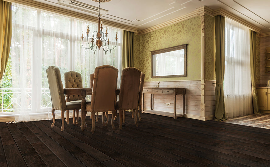 Oak Ludlow solid hardwood room scene