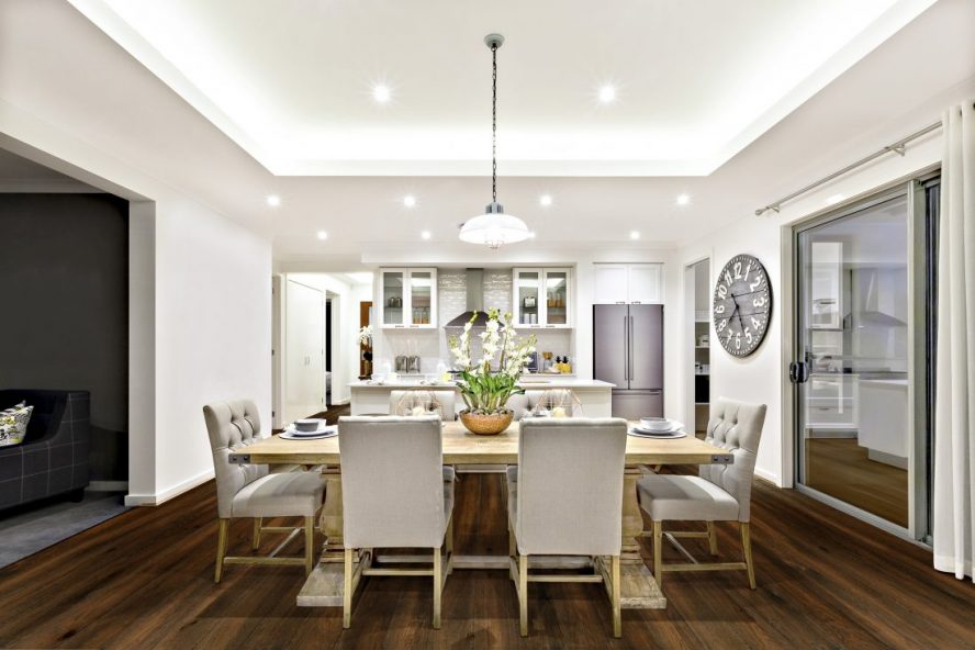 Oak Saison engineered hardwood room scene