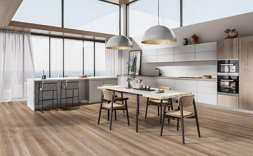 Capri laminate room scene