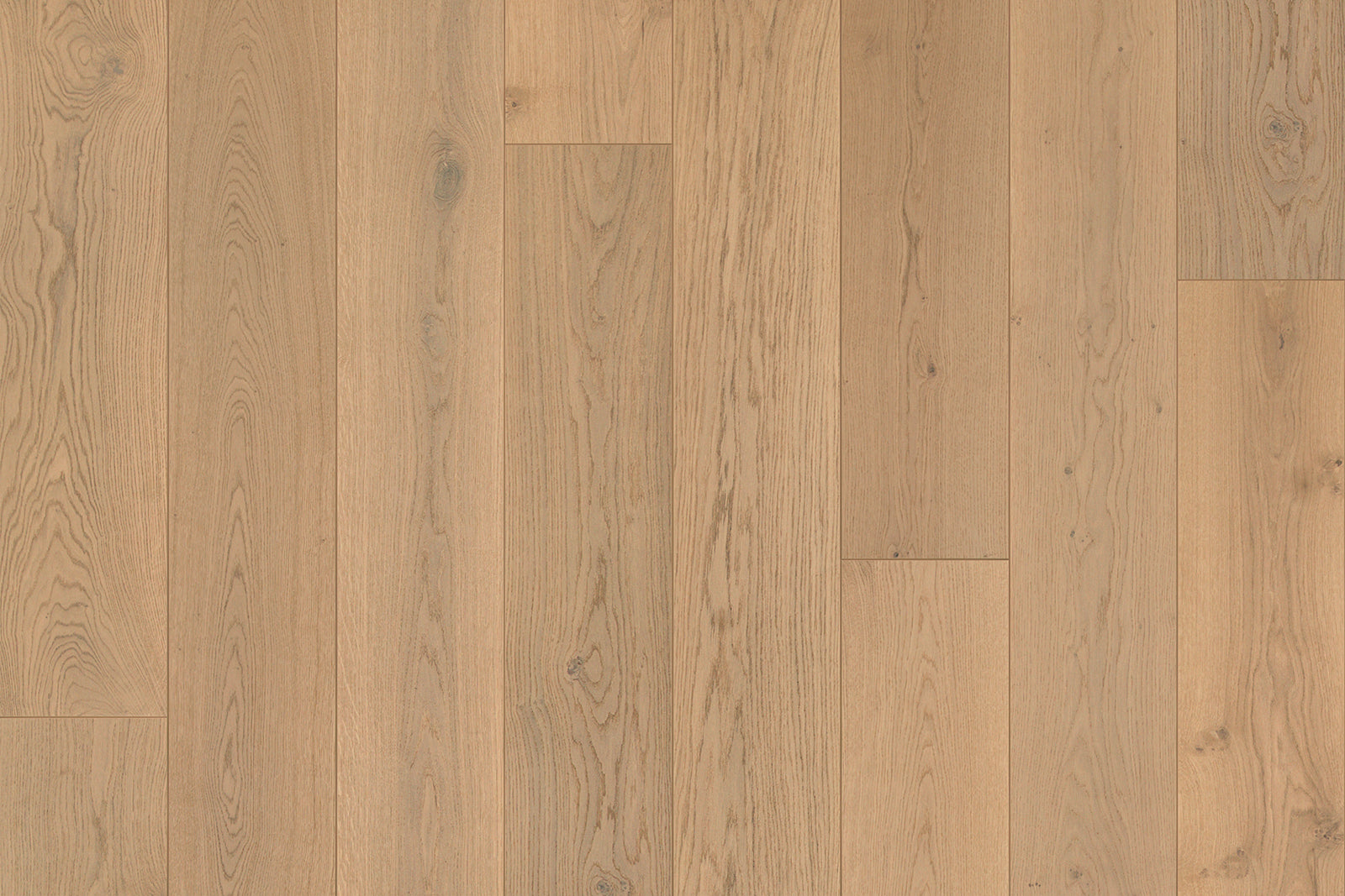 Garrison Beverly Hills Burton Way engineered hardwood plank, European Oak, light wire-brushed, micro-beveled edge, 9-1/2 in. wide