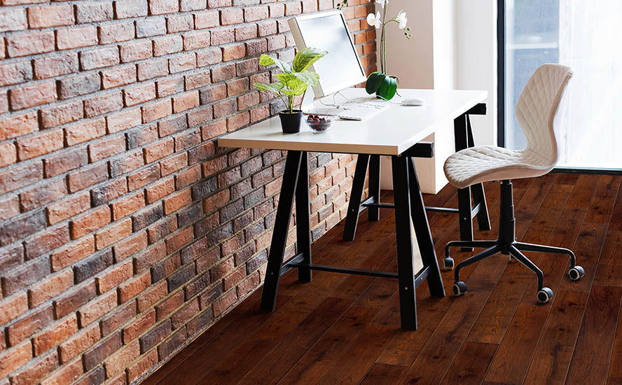 Hickory Jasper engineered hardwood room scene