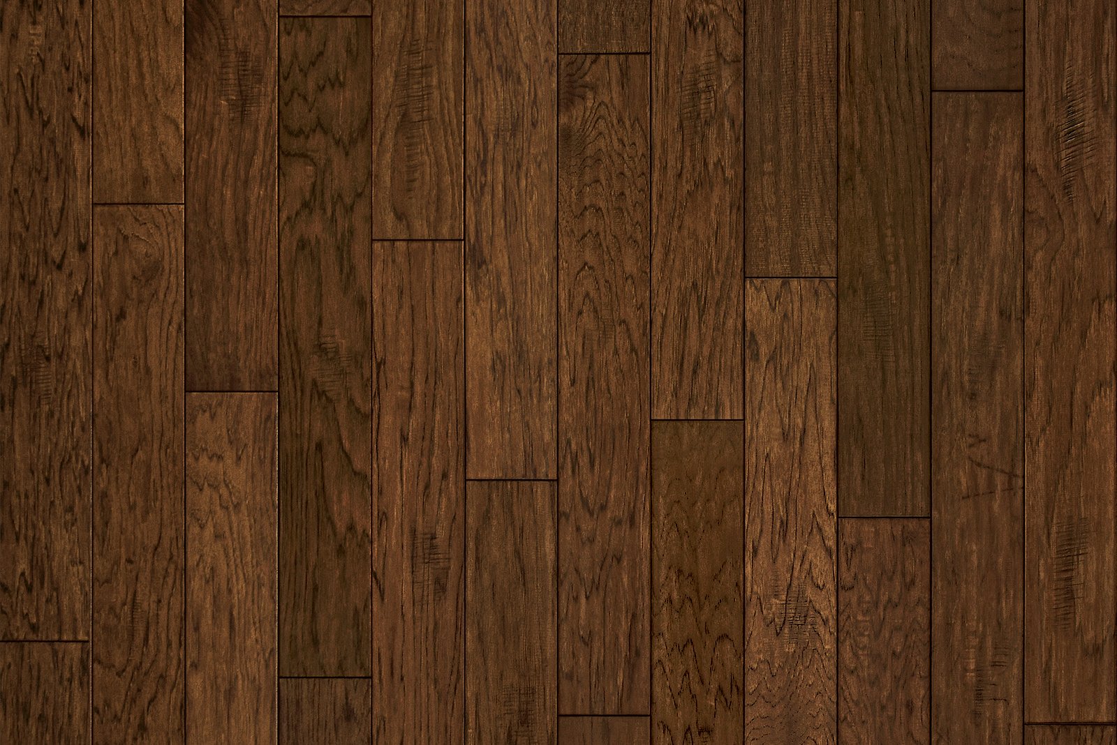 Garrison Carolina Classic Charlotte 5-inch hand-scraped hickory engineered hardwood plank, dark stained finish
