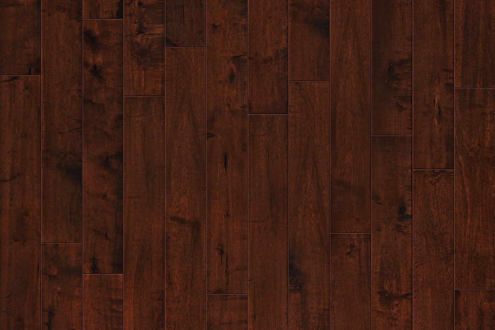Garrison II Smooth Espresso engineered hardwood, 5-inch Maple plank with smooth finish and micro-beveled edge