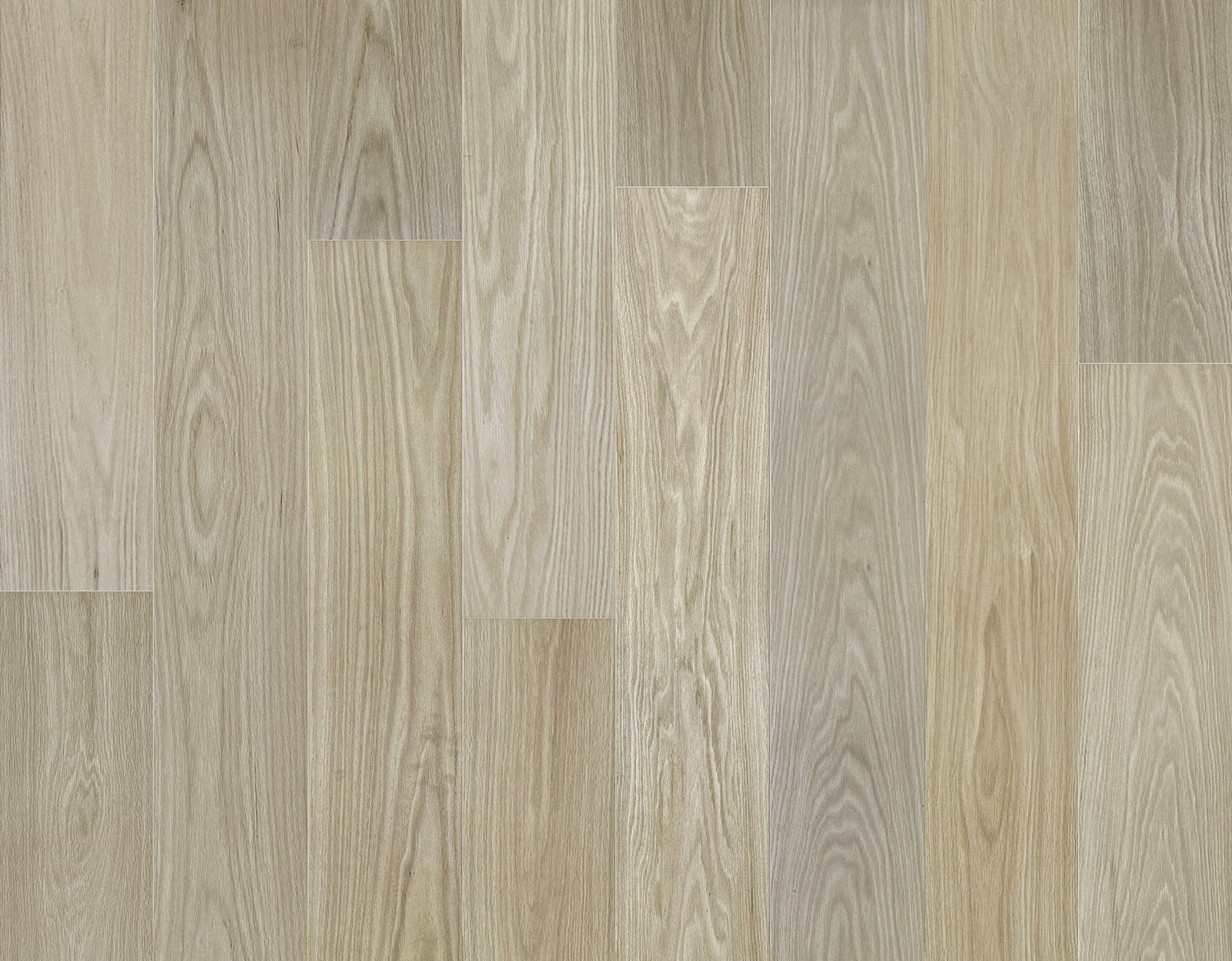 Garrison Gold Label Linen engineered hardwood, 9-1/2-inch American Oak plank with light wire-brushed UV oil finish