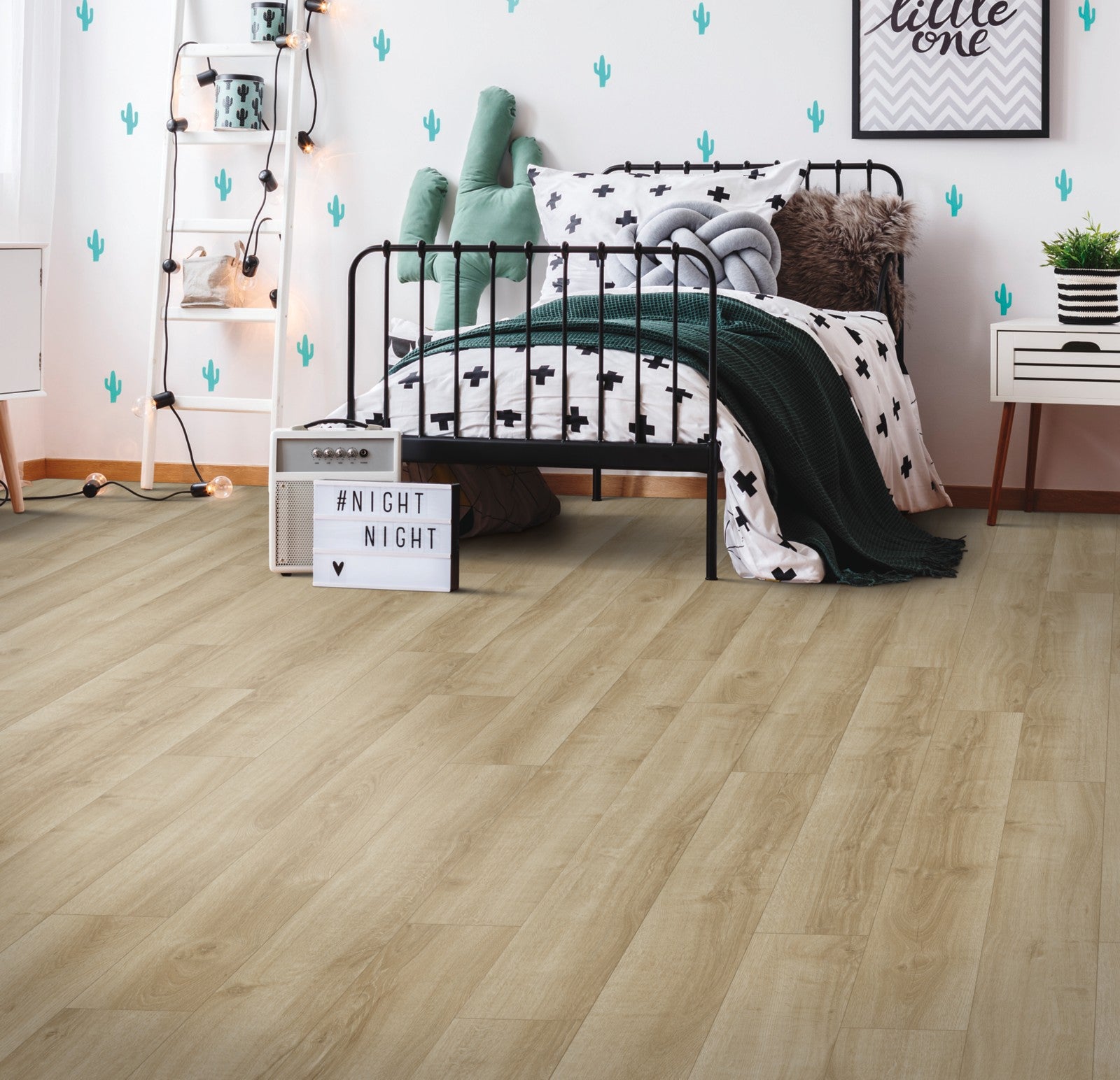 Mohawk Caldwell in Soft Clay, Resilient/Vinyl room scene