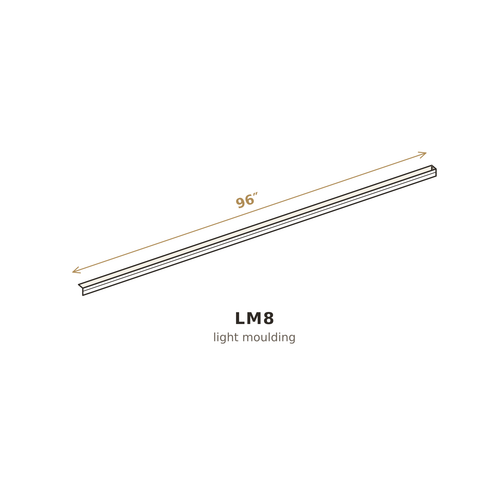 Heritage Antique White Light Moulding 96"