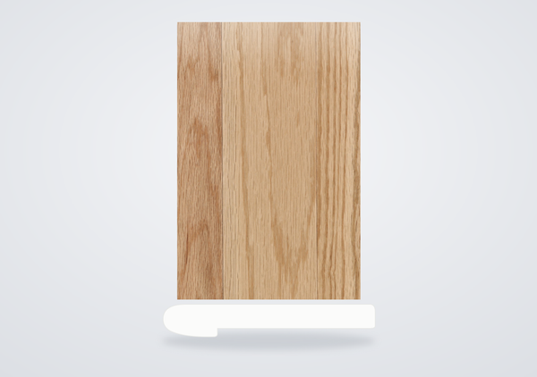 Mohawk Woodmore 3" Engineered Hardwood Red Oak Natural Flush Stair Nose