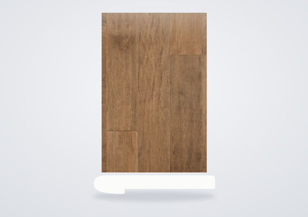 Mohawk Haven Pointe Maple Engineered Hardwood Gunsmith Maple Flush Stair Nose