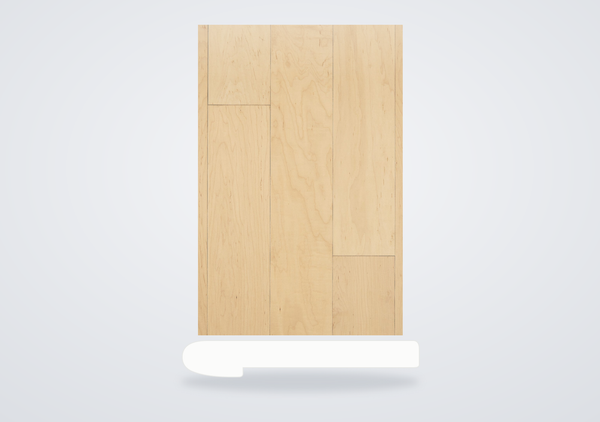 Mohawk Haven Pointe Maple Engineered Hardwood Whitewashed Maple Flush Stair Nose