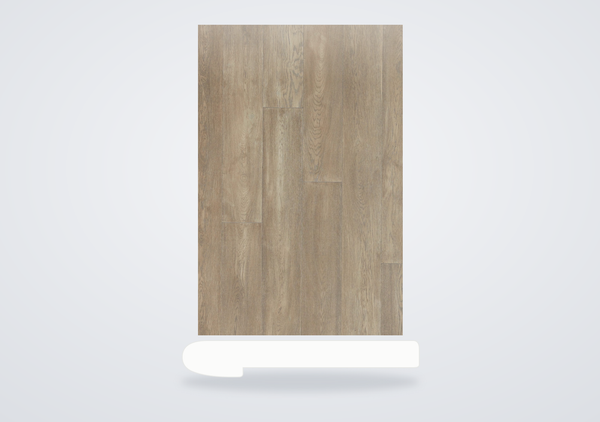 Mohawk Harbor Estates Engineered Hardwood Coastal Fog Oak Flush Stair Nose