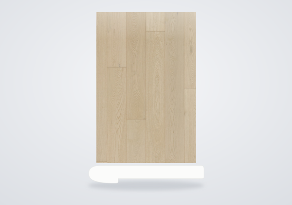 Mohawk Harbor Estates Engineered Hardwood Sailcloth Oak Flush Stair Nose