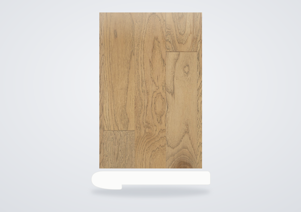 Mohawk Whistlowe Engineered Hardwood Burlap Hickory Flush Stair Nose