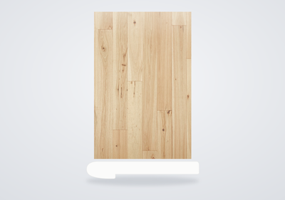 Mohawk Cascade Hills Engineered Hardwood Pale Honey Hickory Flush Stair Nose