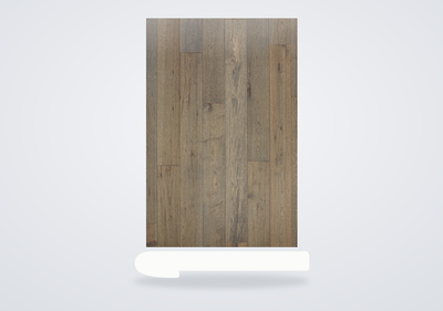 Mohawk Cascade Hills Engineered Hardwood Elkhound Hickory Flush Stair Nose