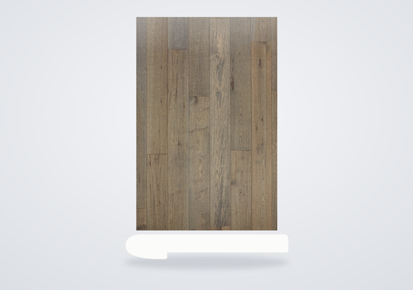 Mohawk Cascade Hills Engineered Hardwood Elkhound Hickory Flush Stair Nose
