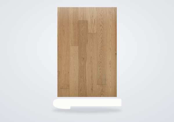 Mohawk Cascade Hills Engineered Hardwood Cinnabark Hickory Flush Stair Nose