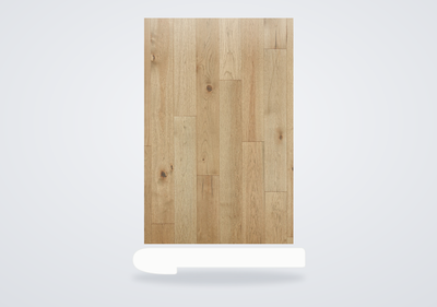 Mohawk Cascade Hills Engineered Hardwood Flax Hickory Flush Stair Nose